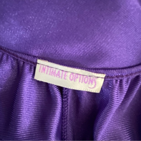 Vintage Intimate Options purple nightgown size one size fits most (A1) - Picture 5 of 5